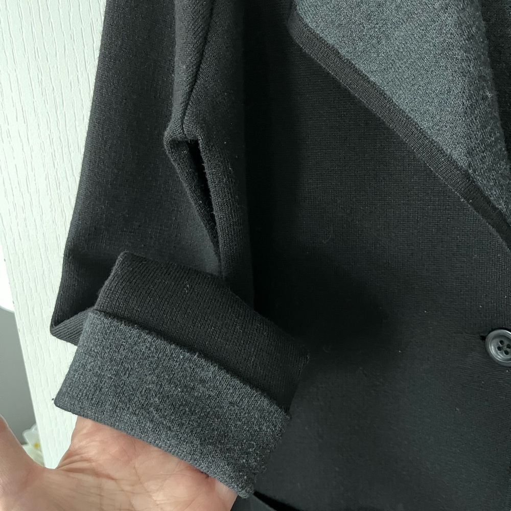 Black long cardigan no brand - Picture 3 of 6